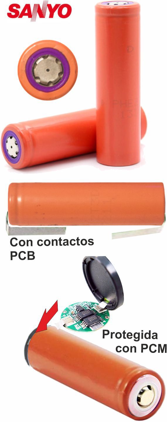 Bateria Litio Sanyo UR18650-Z